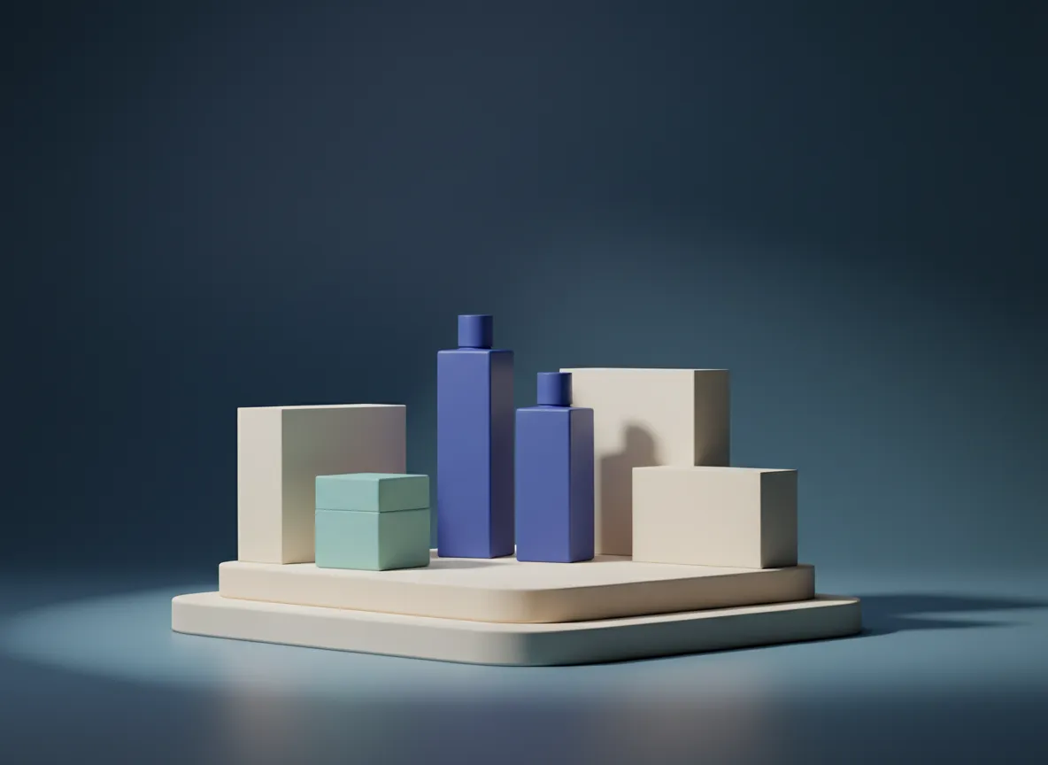 Minimal product shot concept generated in ArtTech Studio